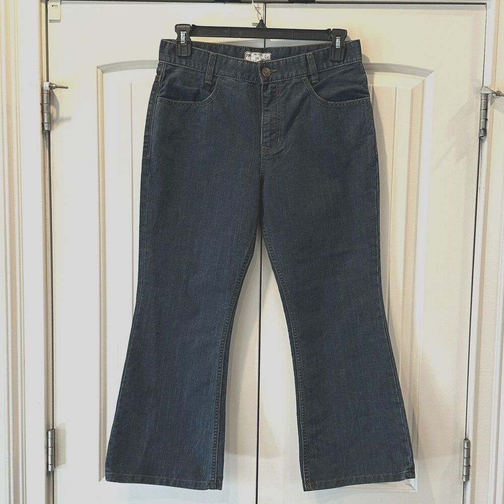 Women's Free People Dark Wash Blue Denim Jeans Size 29
